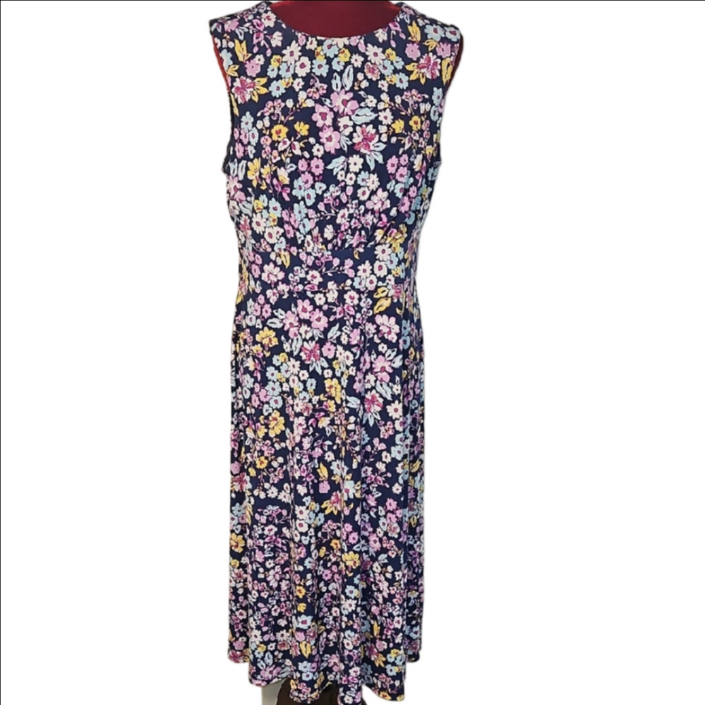 Floral Sleeveless Dress Size 12
